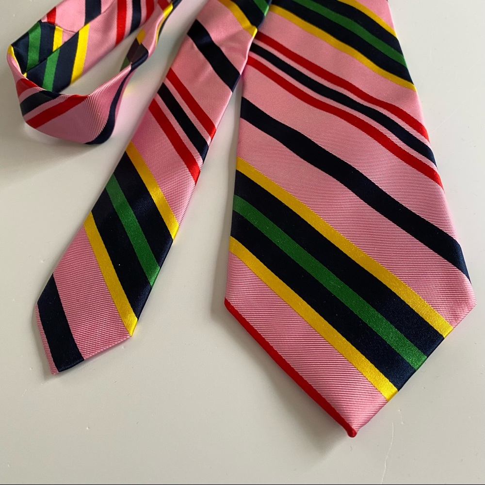 Southern Proper Tie in Beautiful Pink. All Silk, Hand Sewn in USA